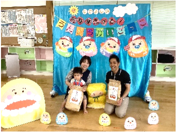 だるまちゃんと!パパも一緒に運動会ごっこ