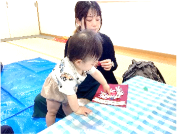 祖父母へのプレゼント作り